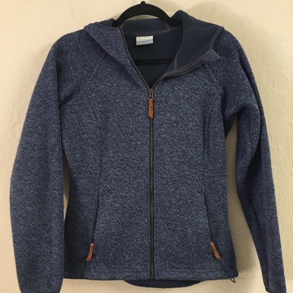 Columbia Knit Hooded Zip Up Jacket Fleece XS Blue
Athletic Sporty Outdoors Fall - Picture 2 of 12